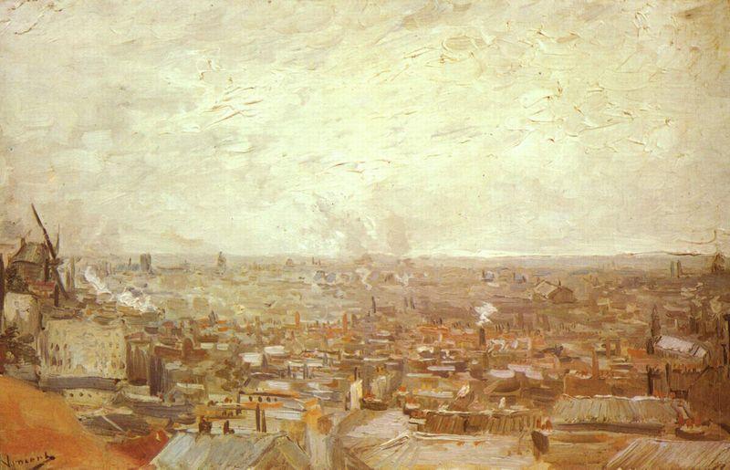 Vincent Van Gogh Blick vom Montmartre